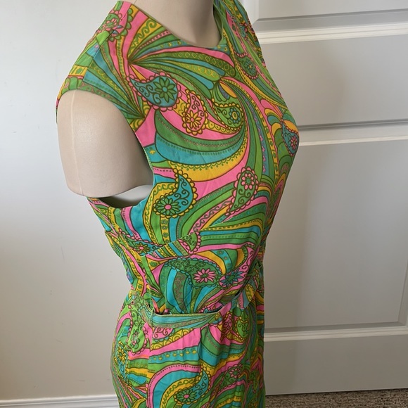 Vintage Paisley Dress - Picture 5 of 13